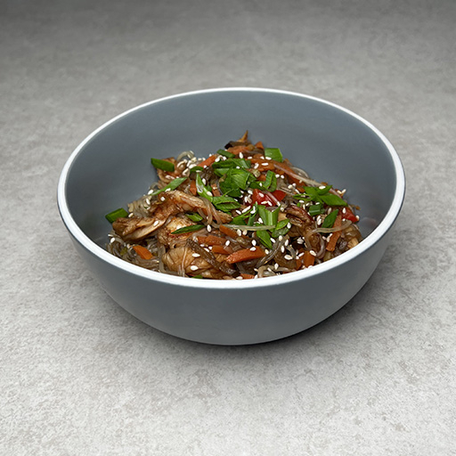 Фунчоза с креветками