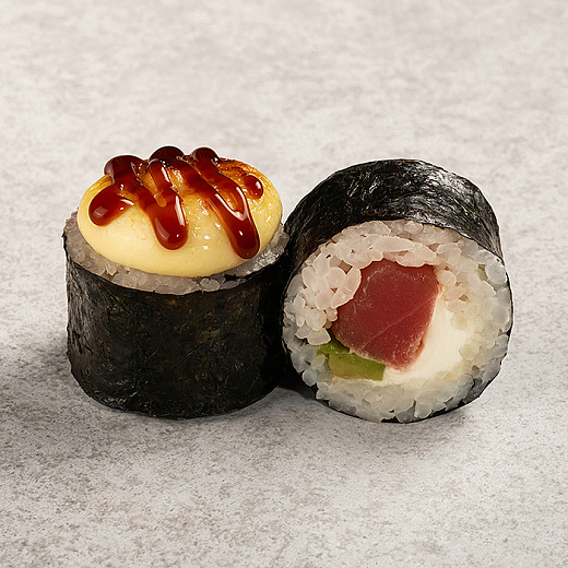 Запеченный Гарлик ролл с тунцом